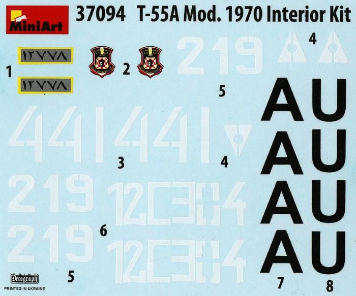 MiniArt 1/35 T-55A MOD. 1970 tank full interior